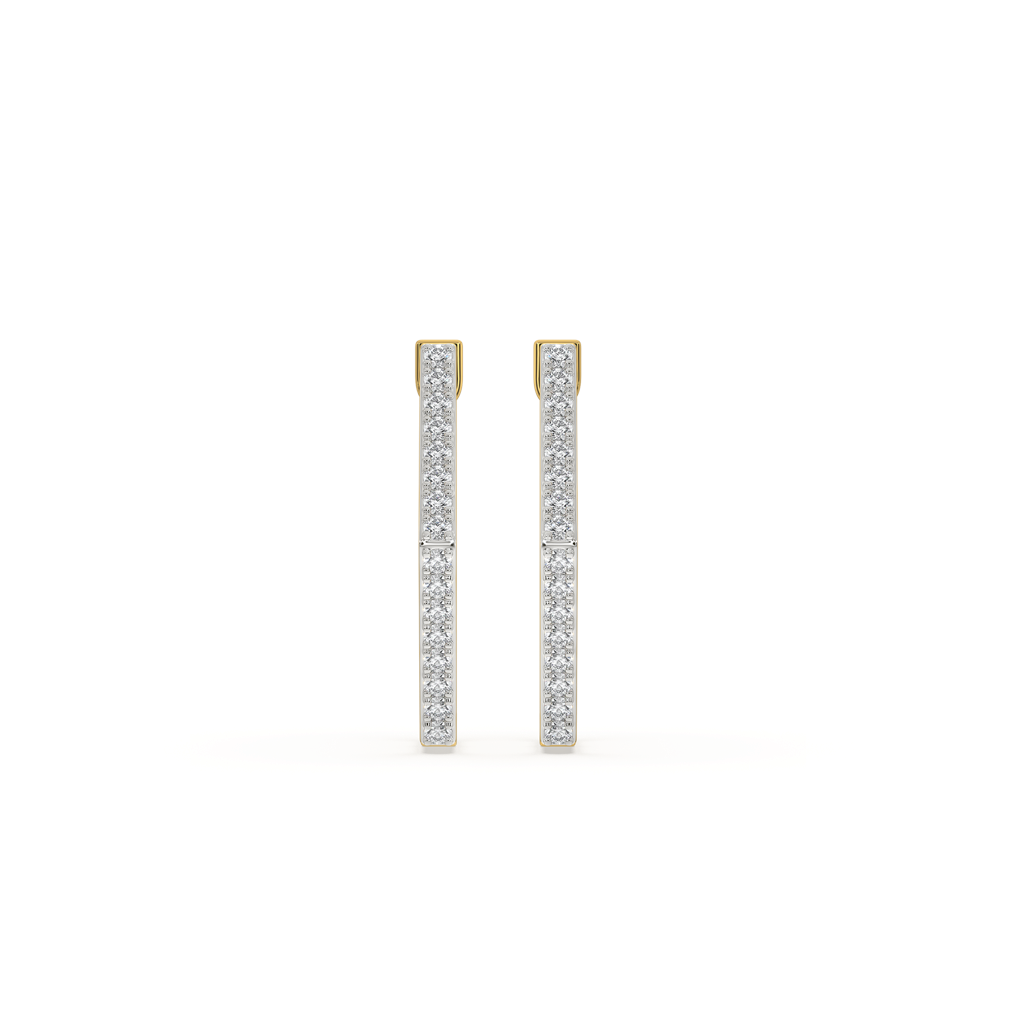 Classic Huggies - Lab Diamond  Earrings : LLER0112