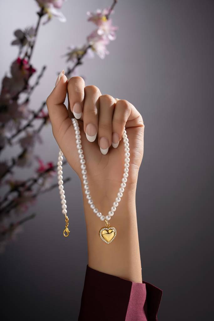 Detachable Heart Necklace - Wear 3 Ways : NCK-HRT-3-DTCH
