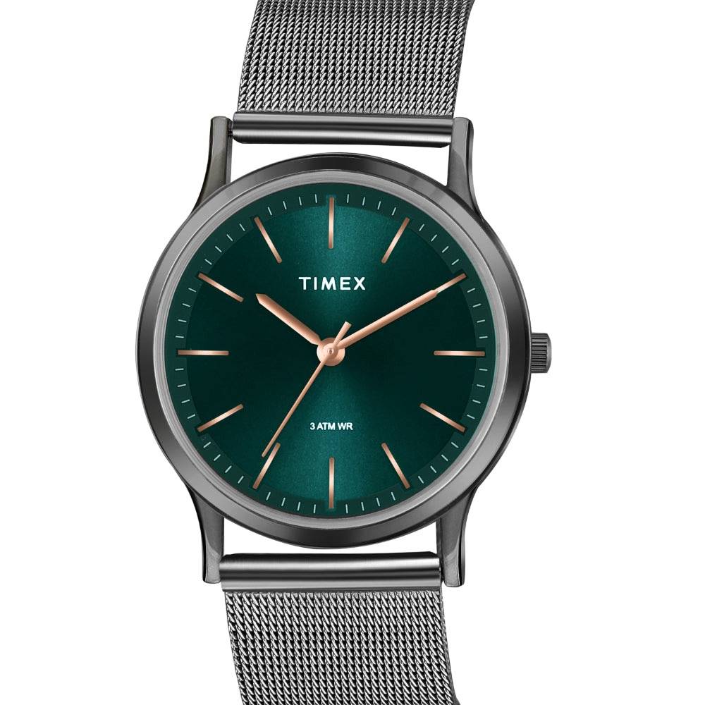 Timex Round 39Mm Dial Analog Pair Watch - Tw00Zp001 : TW00ZP003