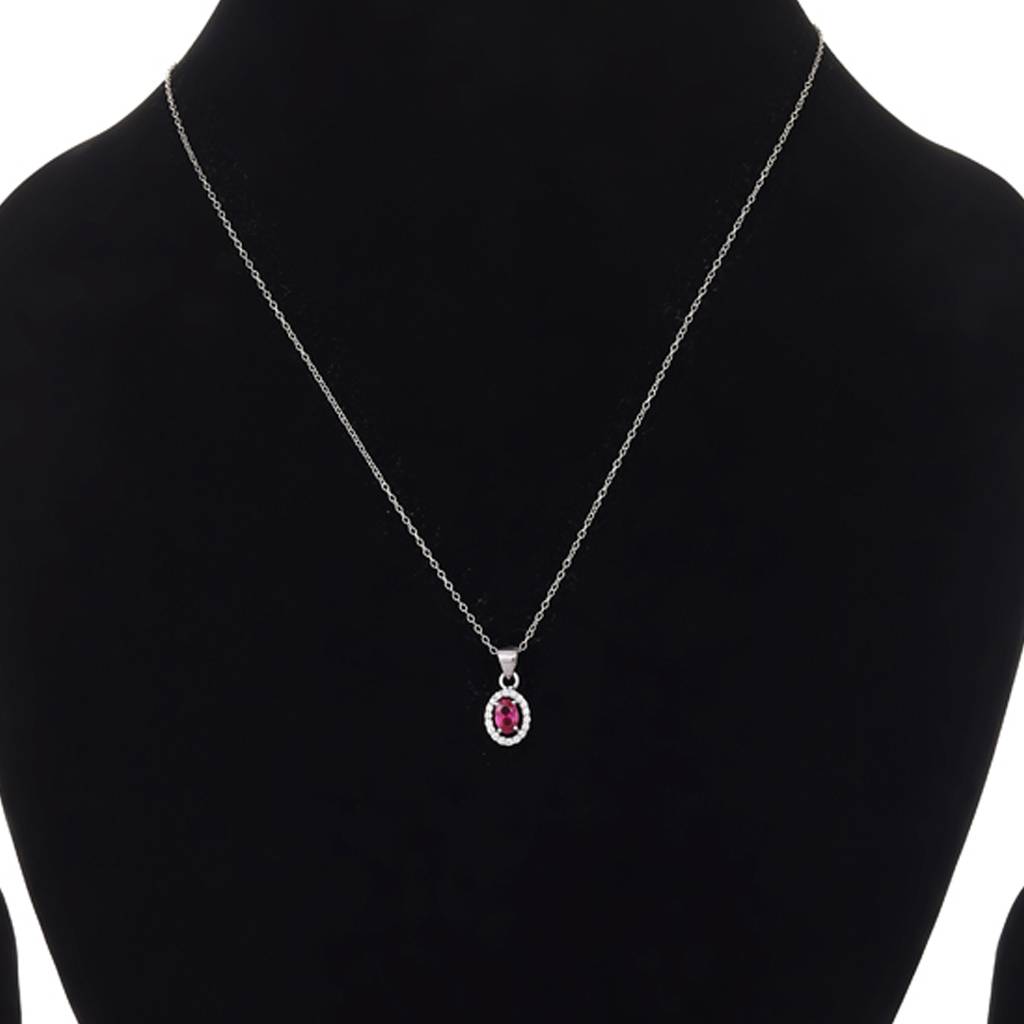 Iski Uski 925 Sterling Silver Kyle Ruby Pendant