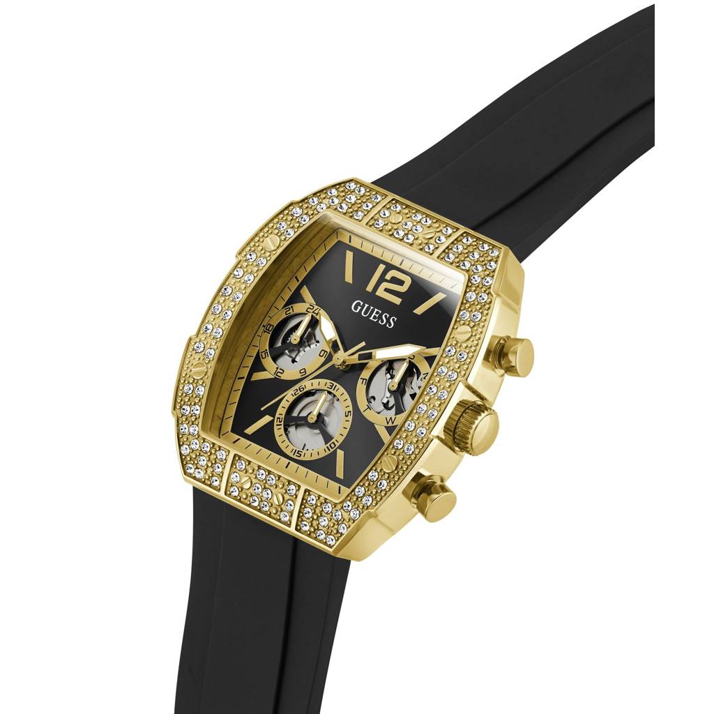 Guess Rectangle 41Mm Black Dial Analog Men Watch - Gw1069G2 · Eternz