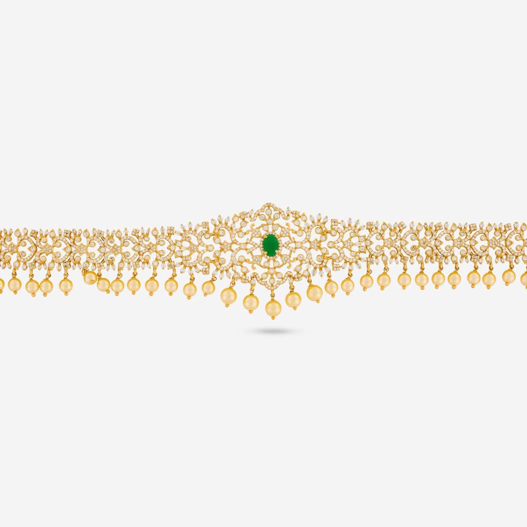 Gold Plated - Bridesmaid Zircon Belt - 462527 : 462527