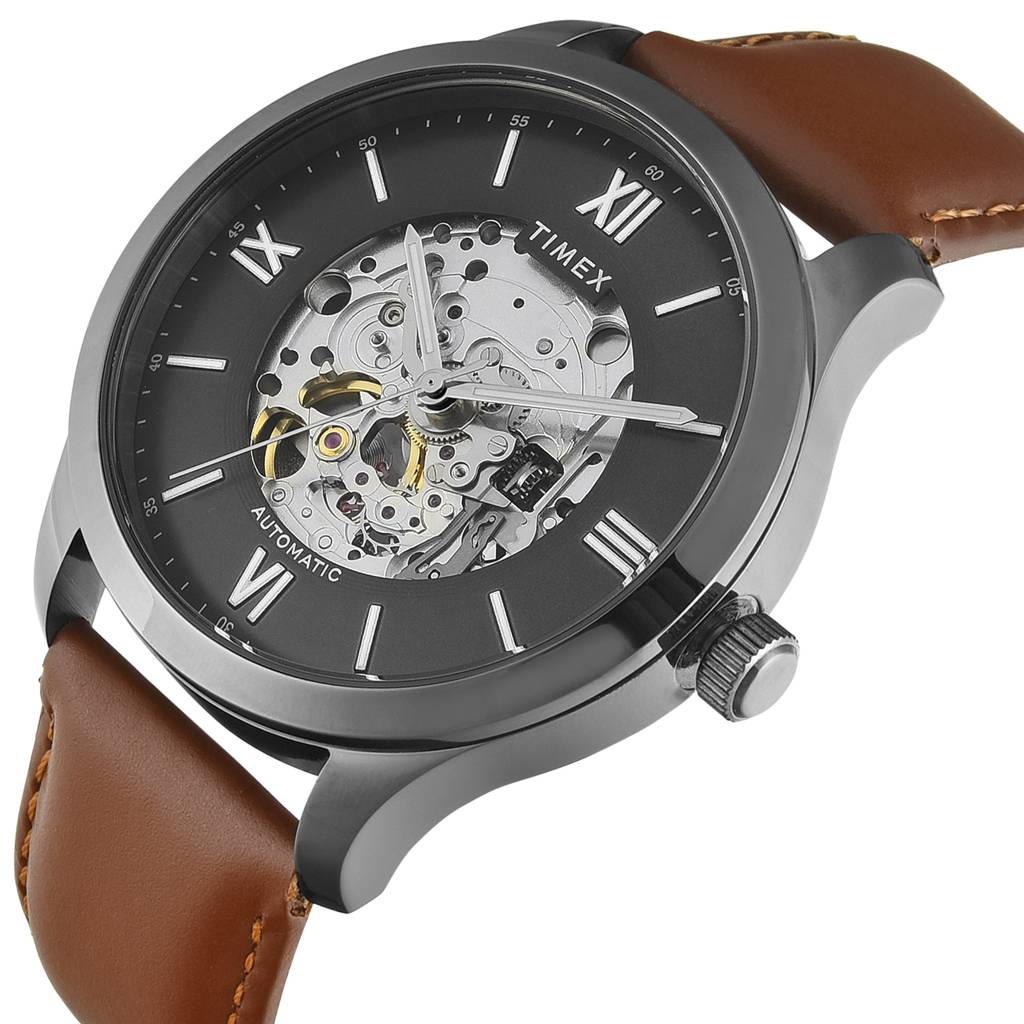 Timex Round 44Mm Dial Analog Automatic Men Watch - Tweg208Smu13 : TWEG208SMU14