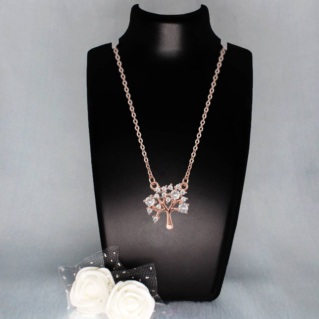 Rose Gold Tree Of Life Necklace : PD092