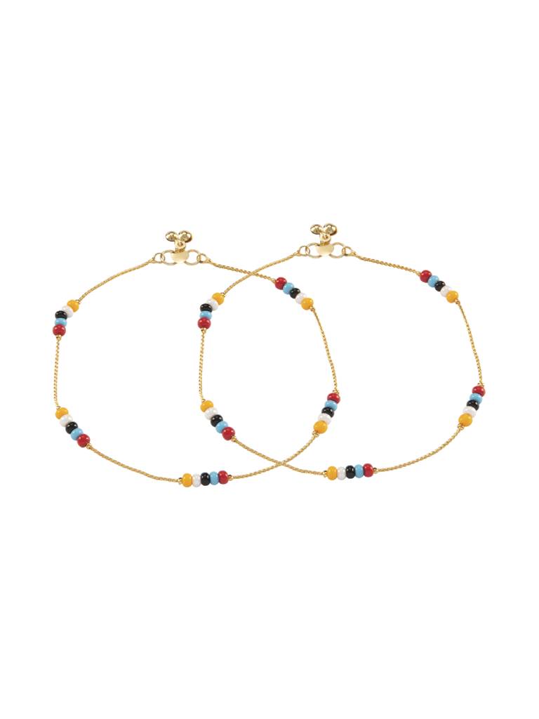 Beach Baatli Anklets : COLORANK1641