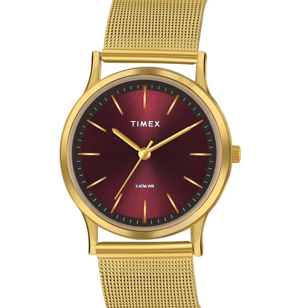 Timex Round 39Mm Dial Analog Pair Watch - Tw00Zp001 : TW00ZP001