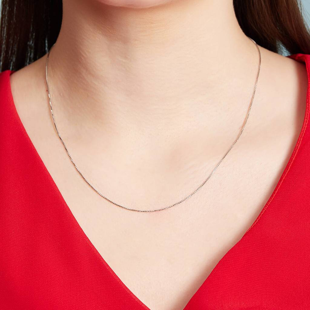 Silver Box 925 Silver Chain : CH-10002
