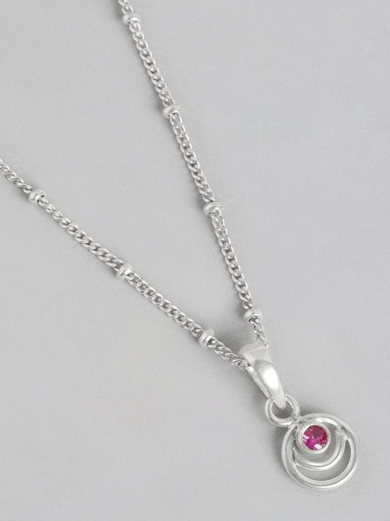 92.5 Silver Spiral Necklace : U100SG005MY003