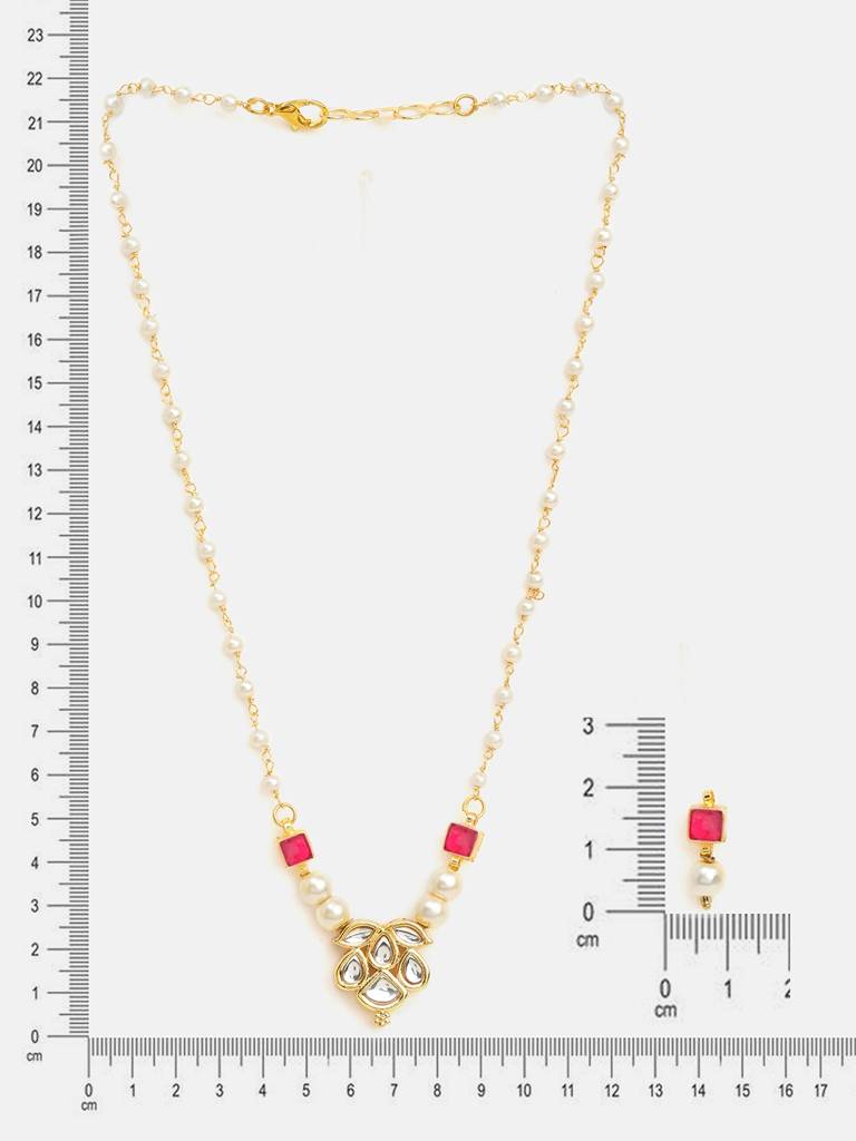 Ruby Raang Rani Pearl Haar Set : RRKDEC25-49