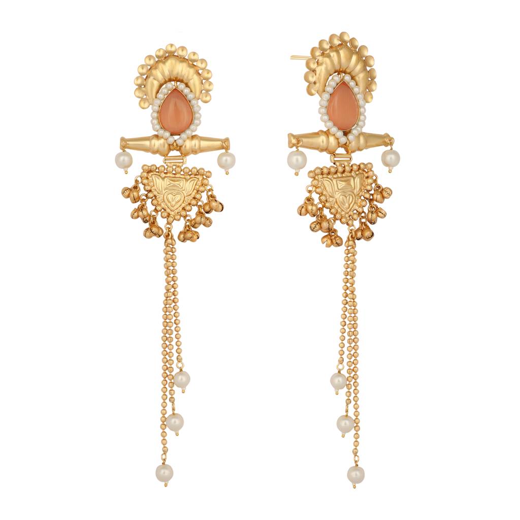 Serene Cascade Dangler Earrings : YI24A0438E