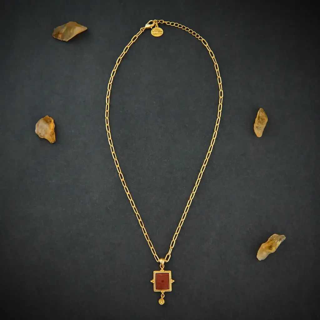 Mooladhar Root Chakra Pendant Necklace : IVBN46