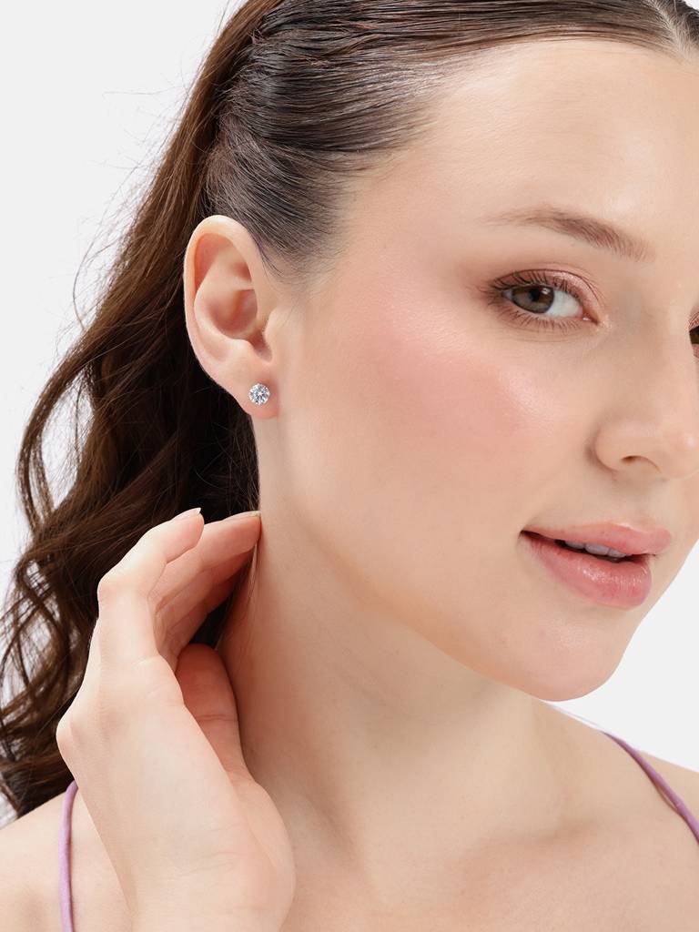 Silver Celeste Classic Studs : WER00100
