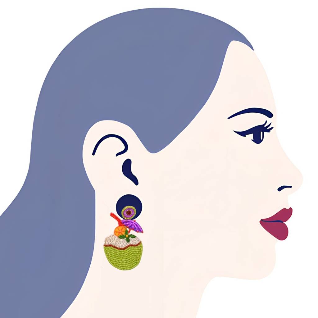 Cokotail Handmade Bead Earring : ER0123