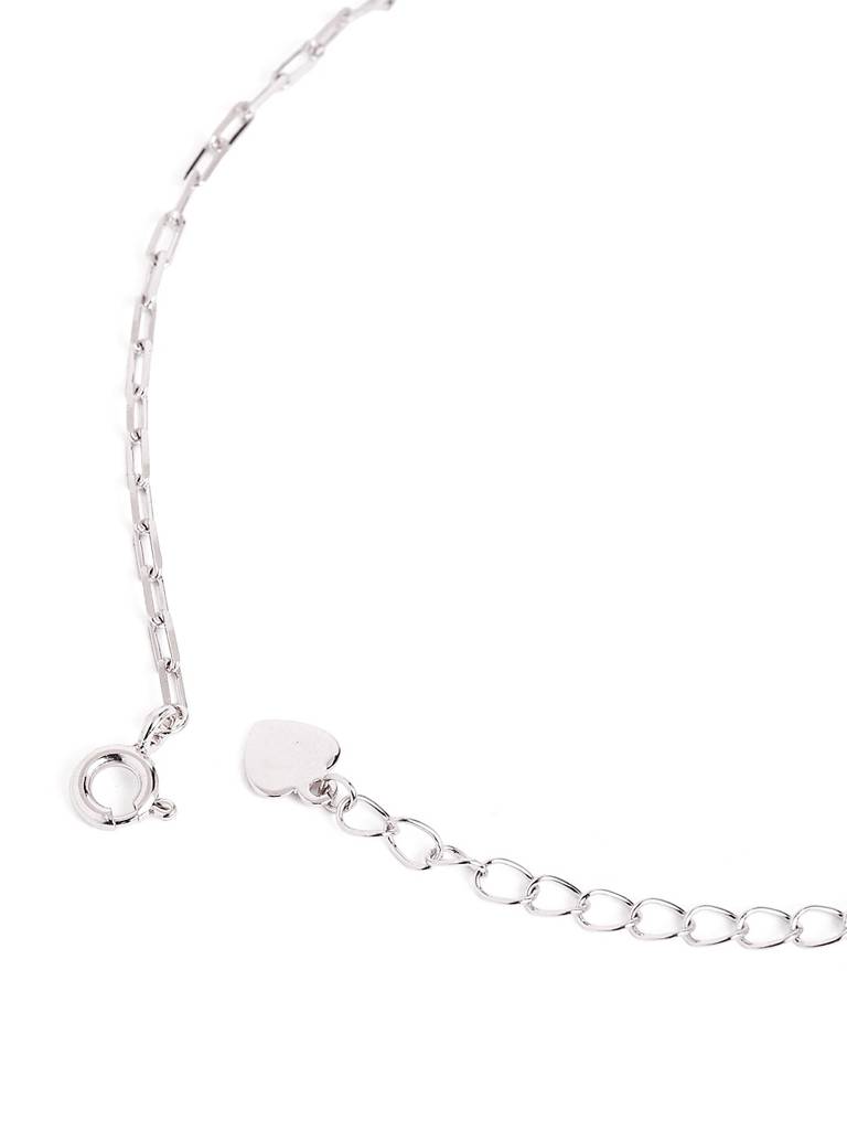 Silver Butterfly Charm Adjustable Anklet : WAN00027