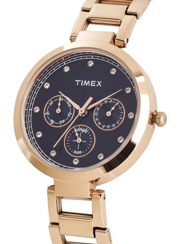 Timex Round 35Mm Analog Dial Women Watch : TW000X215