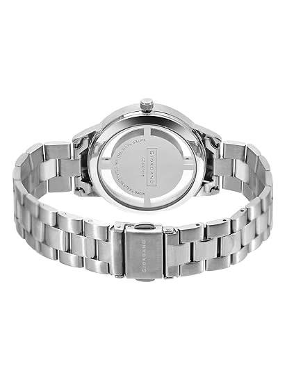 Giordano Analog Stylish Watch For Women With See-Through Dial With Crystal Accents And Stainless Steel Strap : GZ-60078-11
