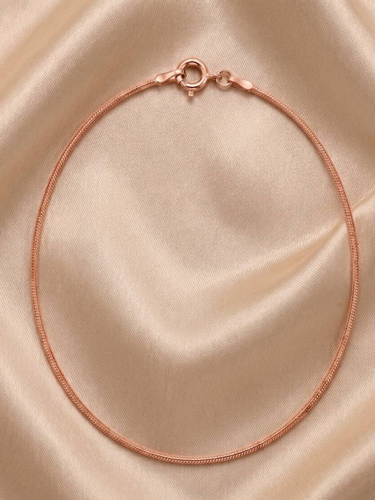 The Rose Gold Serpentine Anklet : AK1148