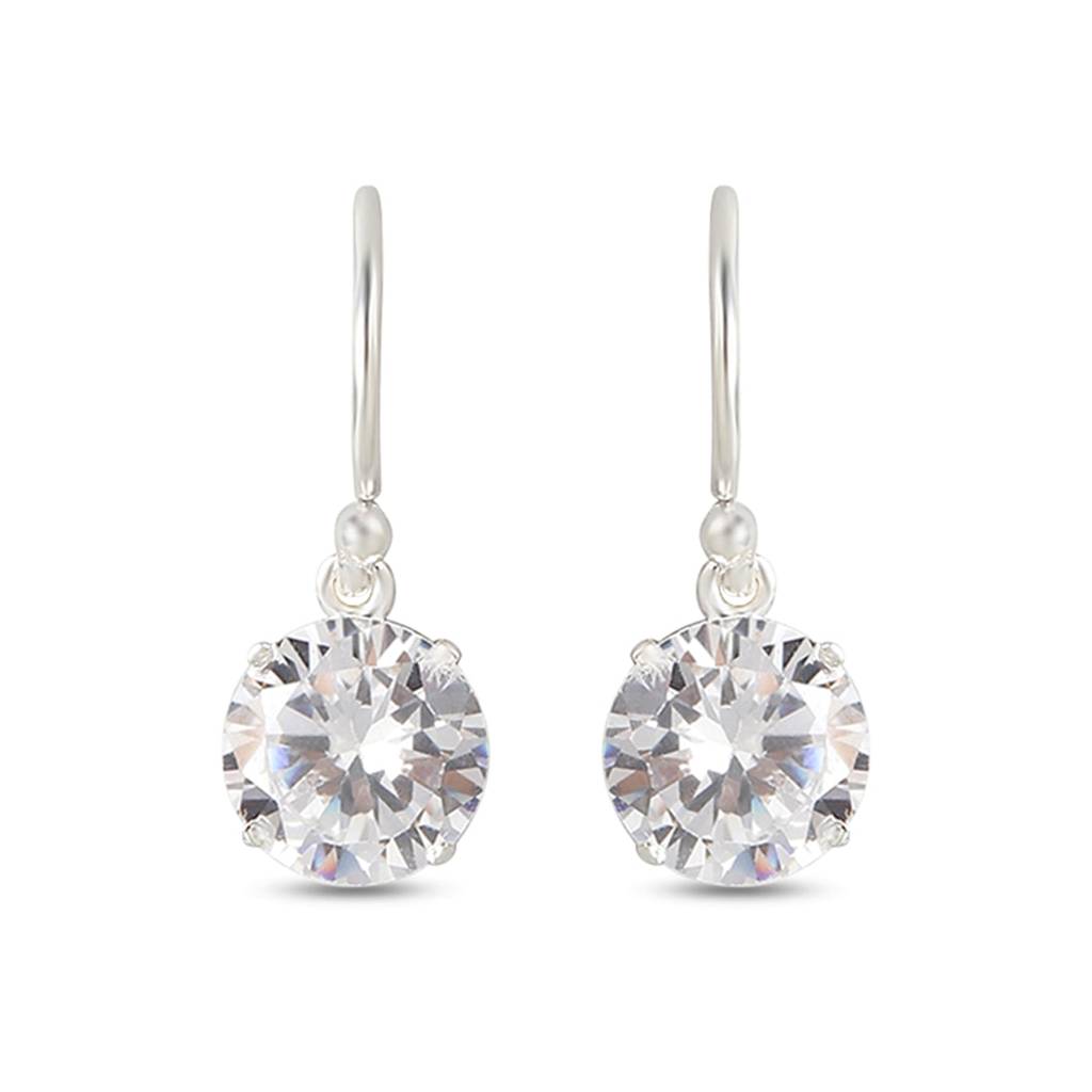 Deluxe Snowy 925 Silver Earrings : EAR-20147