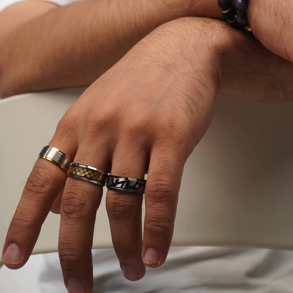 Silver Gilt Fusion Ring : CL-RG-MN-03-19