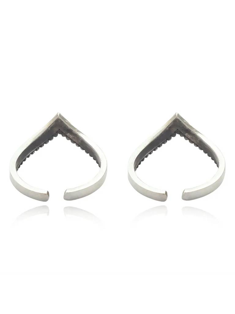 Silver 92.5 Boho Venki Toe Rings : U080SO03TR0310