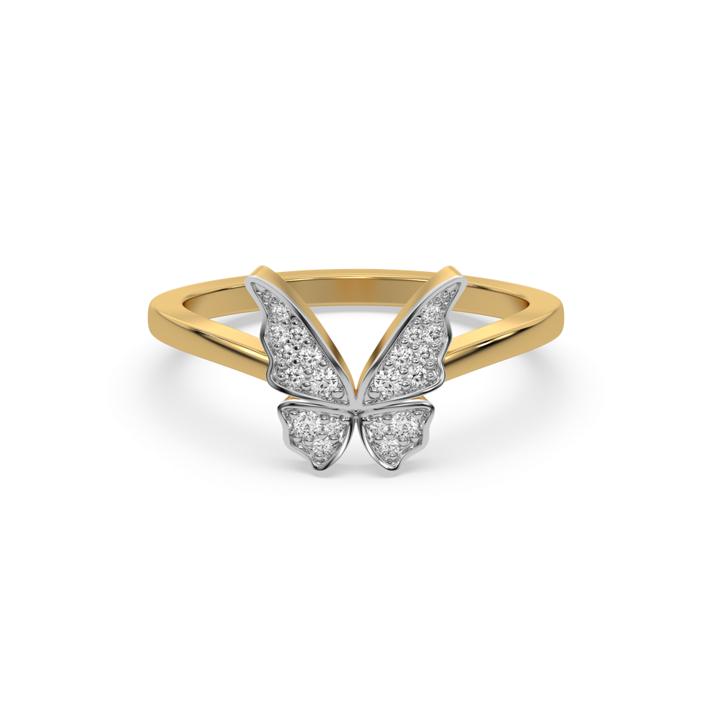 Winged Whimsy - Lab Diamond Fashion Ring : LLRG0139
