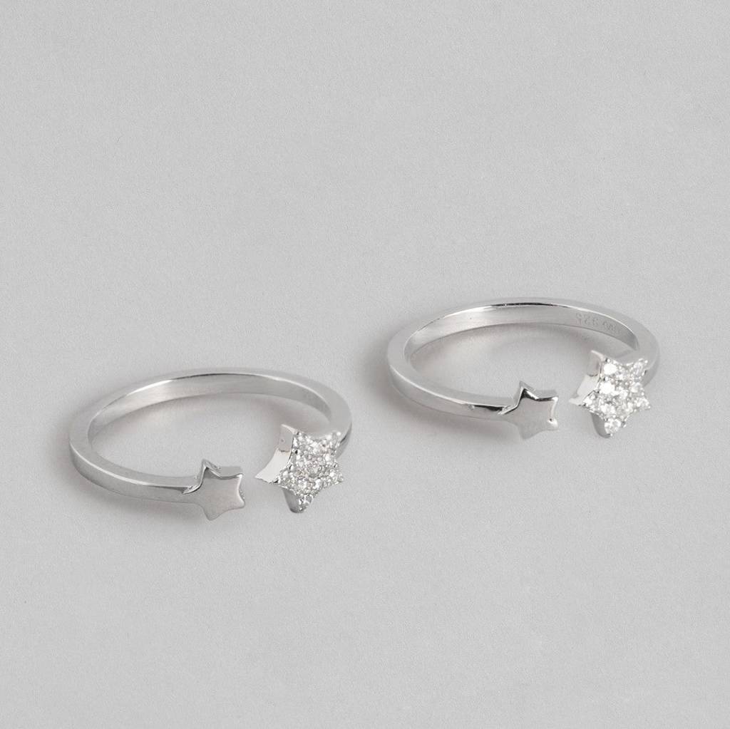 You Are The Star 925 Silver Toe Ring : TOE-10026
