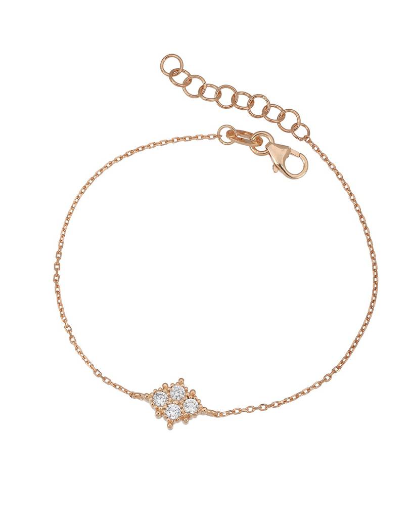 18Kt Rose Gold Charm Bracelet : FJB5950