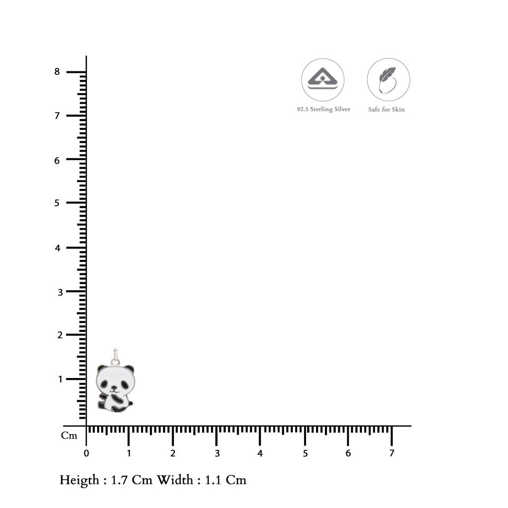 Enchanting Panda 925 Silver Kids Chain Pendent(3+ Years) : KP-185