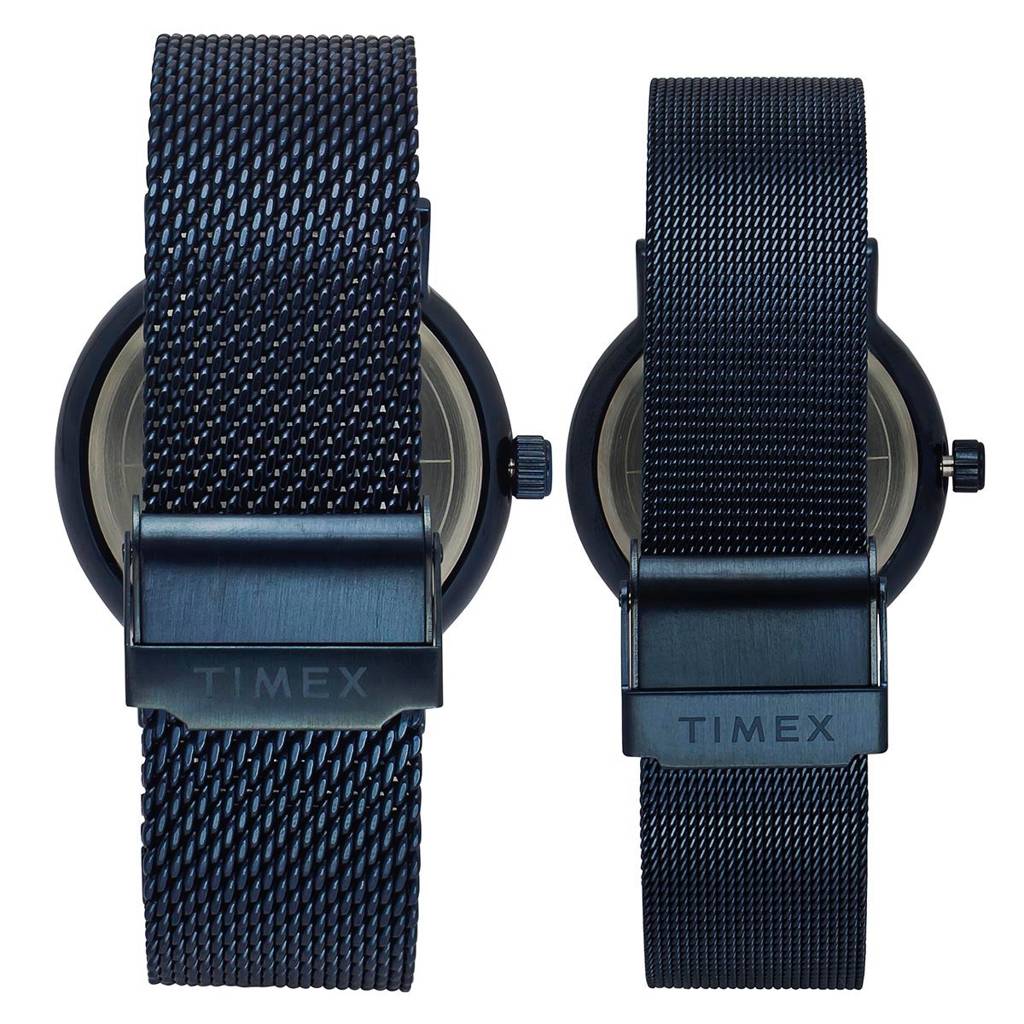 Timex Round 43Mm Dial Analog Pair Watch - Tw0Pre004 : TW0PRE005