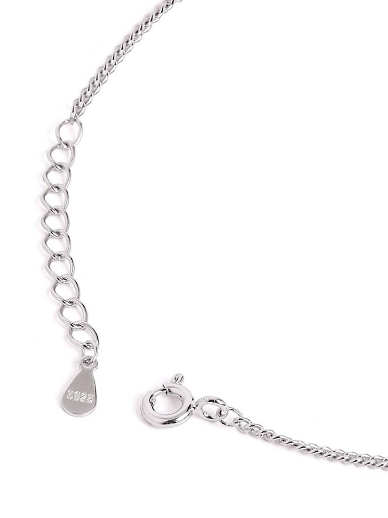 Silver Delicate Butterfly Adjustable Anklet : WAN00036