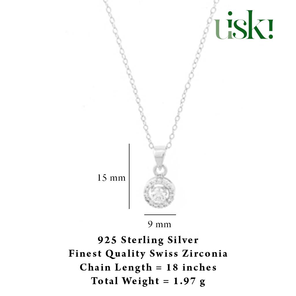 Iski Uski 925 Sterling Silver Aarvi Pendant