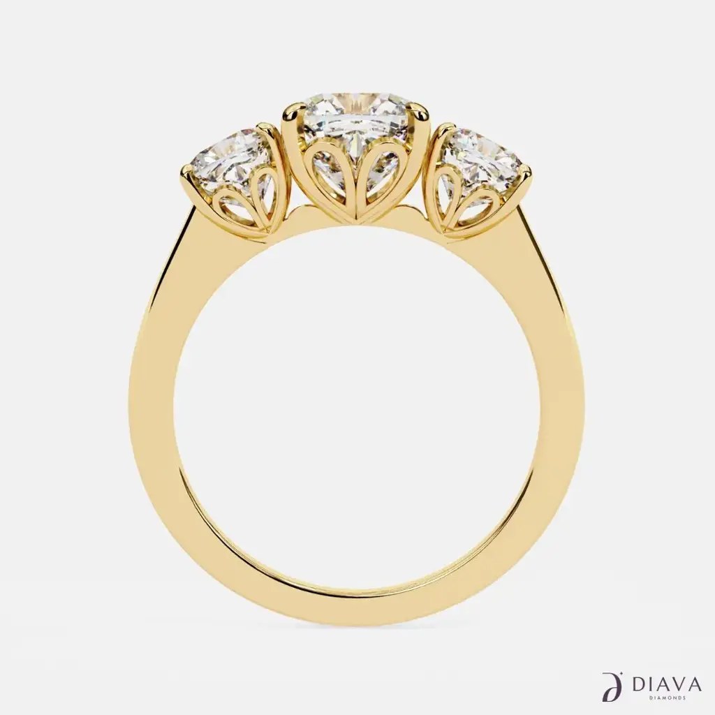 3-Stone Cushion Ring : 3-StoneCushionRing