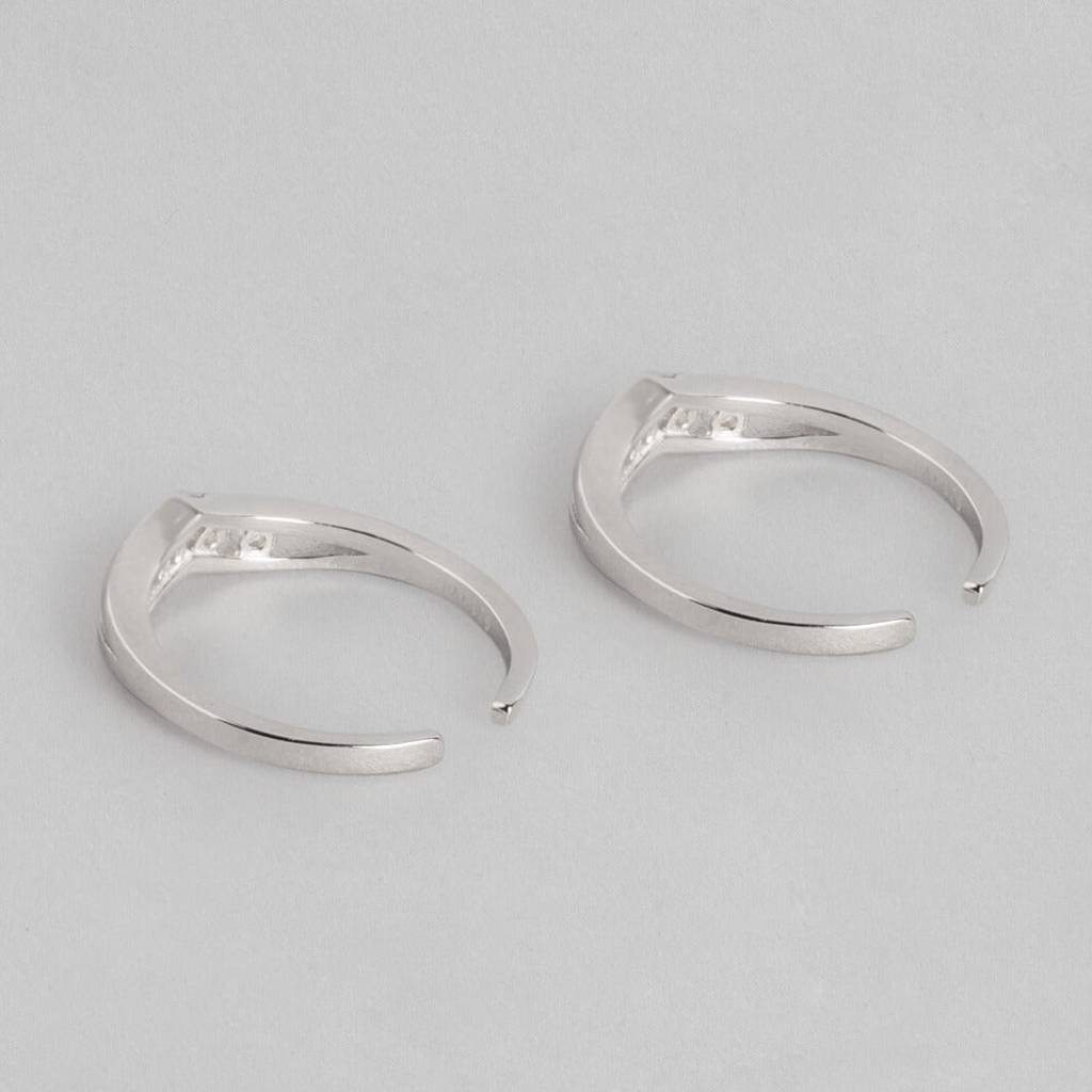 Minimal 925 Silver Toe Ring : TOE-10022