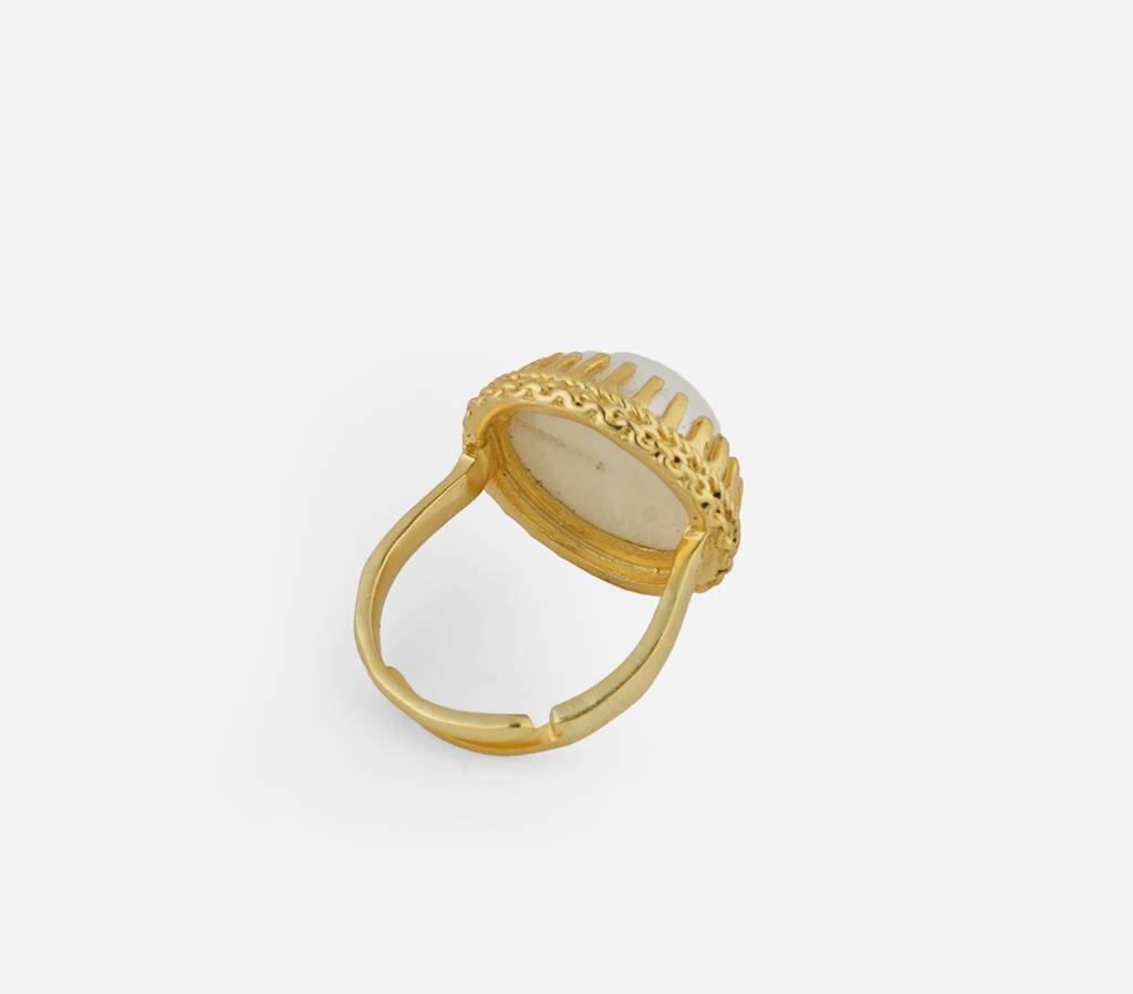 Victorian Pearl Ring : PRMBR02