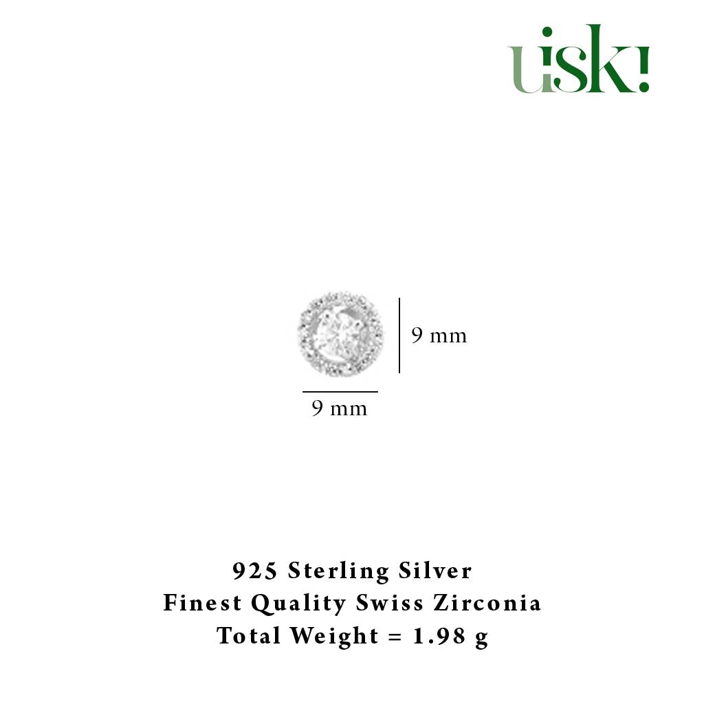 Iski Uski 925 Sterling Silver Aarvi Drop Earrings