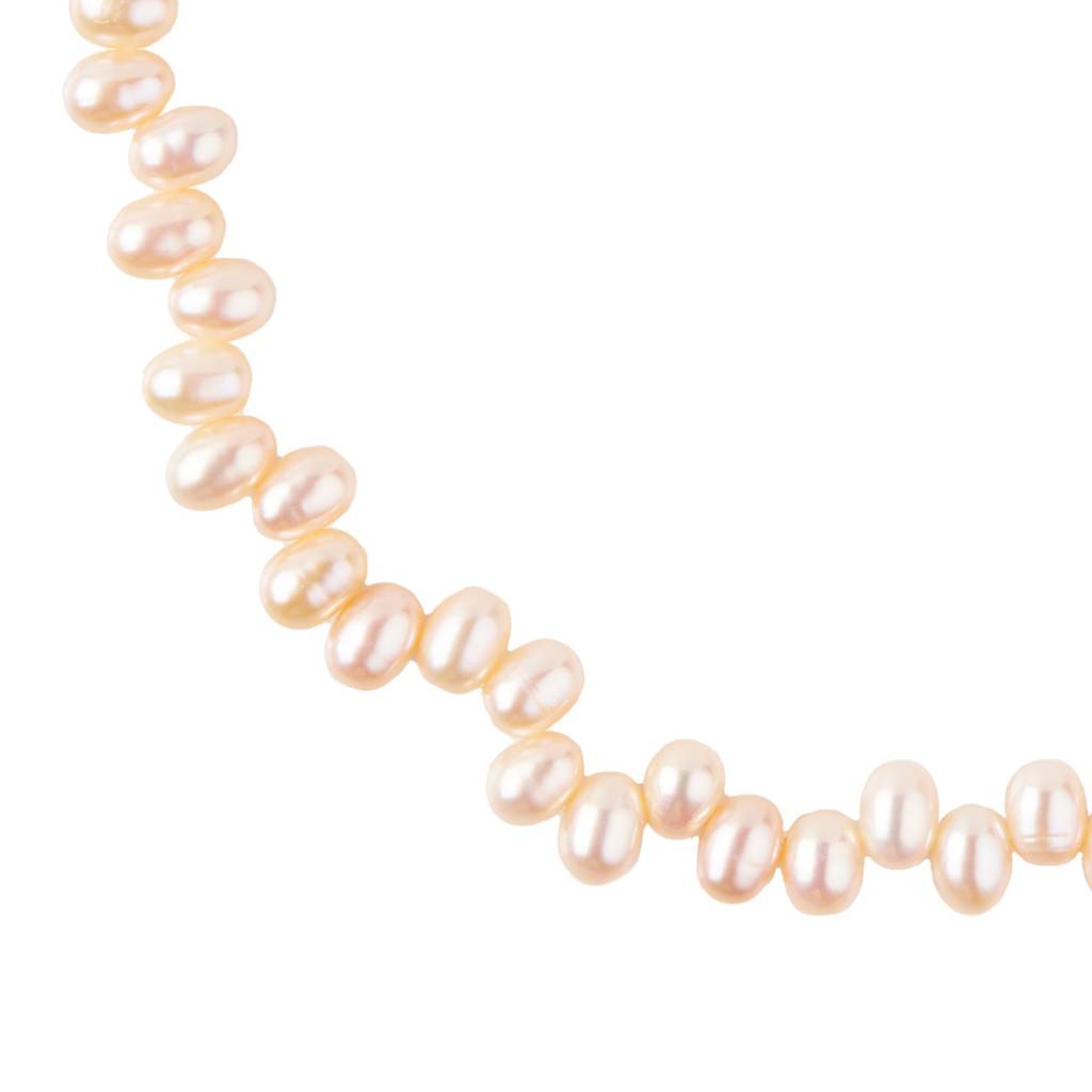 Single Freshwater Pearl Cleopatra Necklace : NCK-SGL-CLEO-ORG-PRL