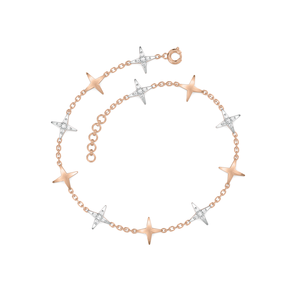 Starlight - Lab Diamond Station Bracelet : LLBR0098