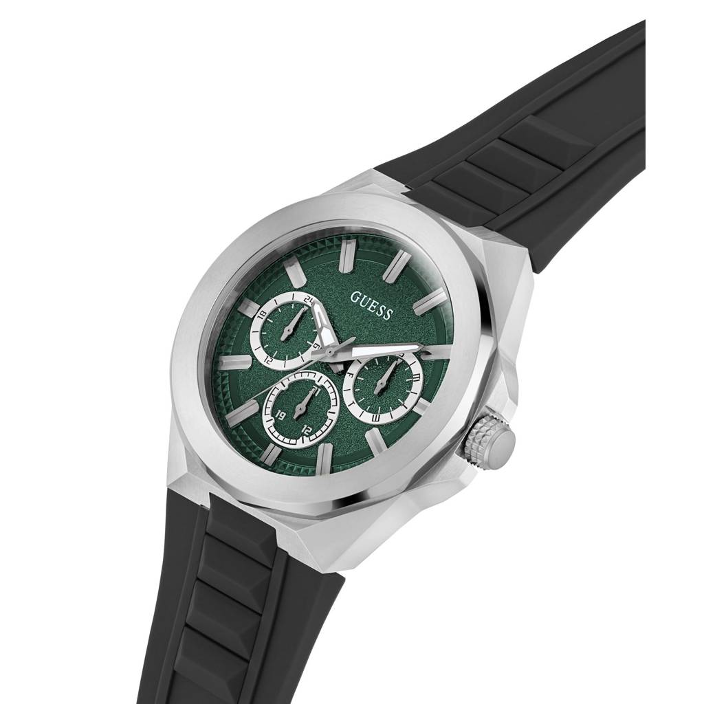 Guess Round 46Mm Green Dial Analog Men Watch - Gw0799G3 : GW0799G3