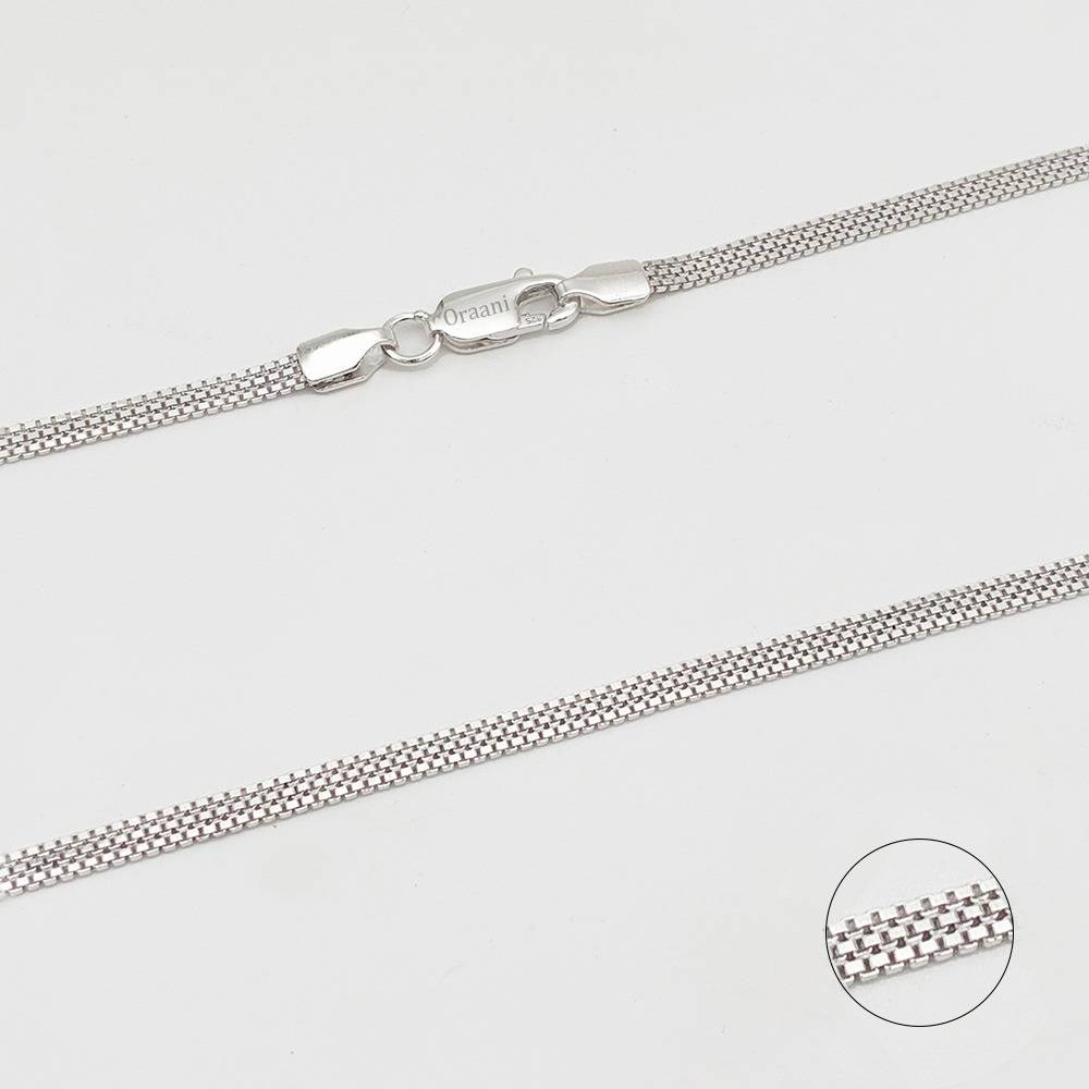 925 Sterling Silver Beveled Unbreakable Chain | 20 Inches | Unisex | 925 Hallmarked : CH073_20