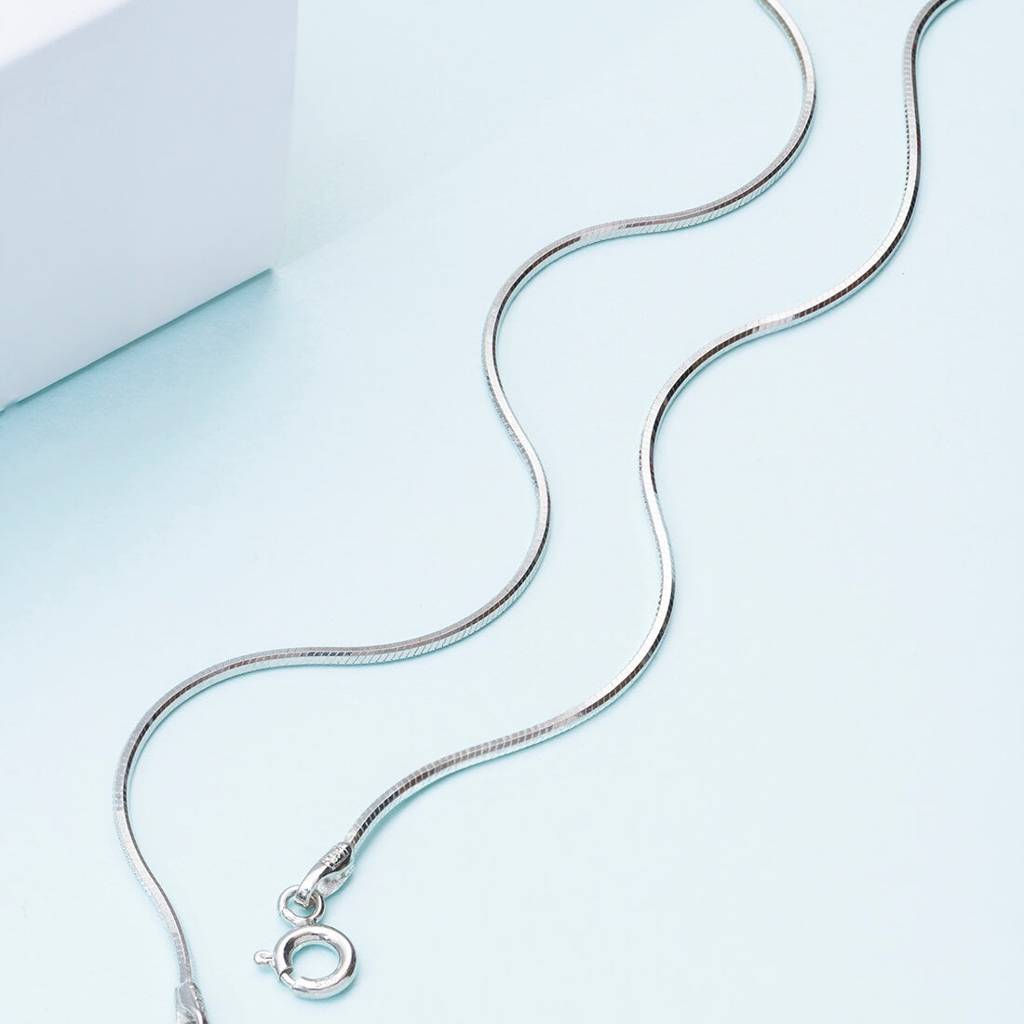 Minimal Rhodium Plated 925 Sterling Silver Chain Anklet : ANK-60026-PAIR