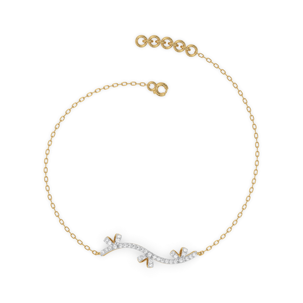 Bow-Tiful Bliss - Lab Diamond Bracelet : LLBR0109