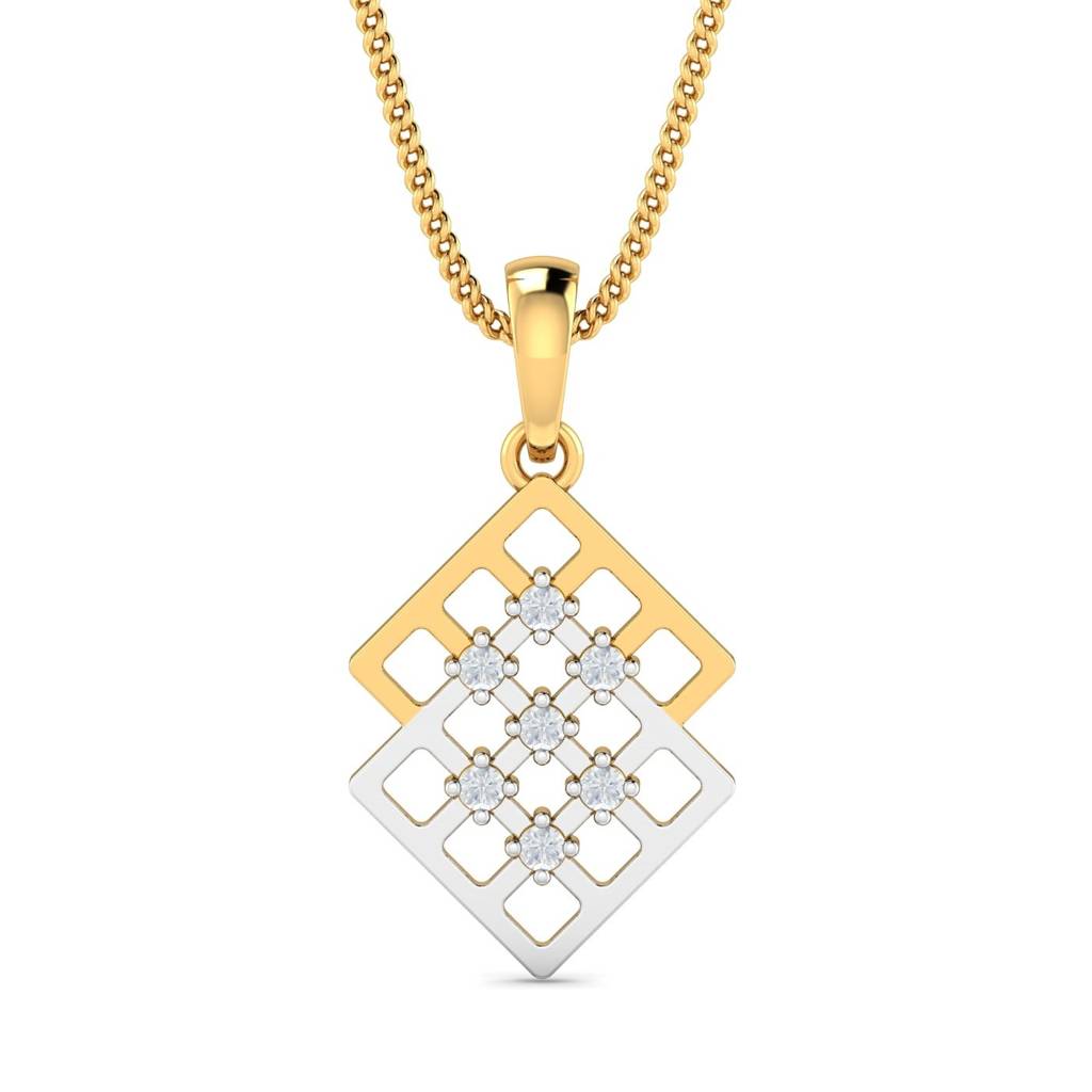 9K Yellow Gold Mesh Rakhi Pendant : RA2049_9K