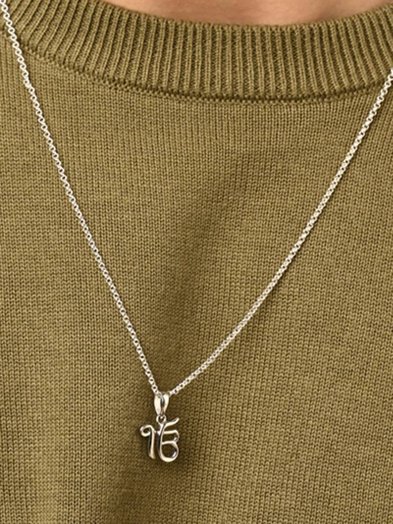 925 Silver Platinum Plated Ek Onkar Religious Men Pendant Without Chain Gift For Men & Boys : CSMNP7_NOCHAIN