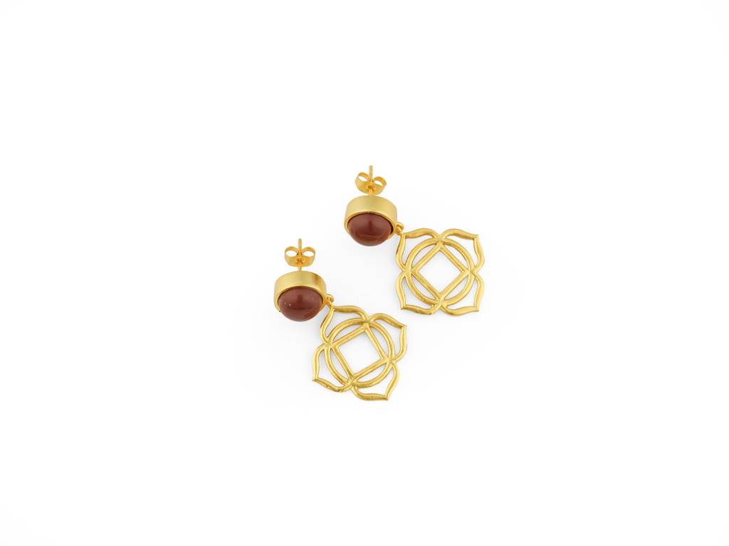 Root Chakra Earrings : IVBE08