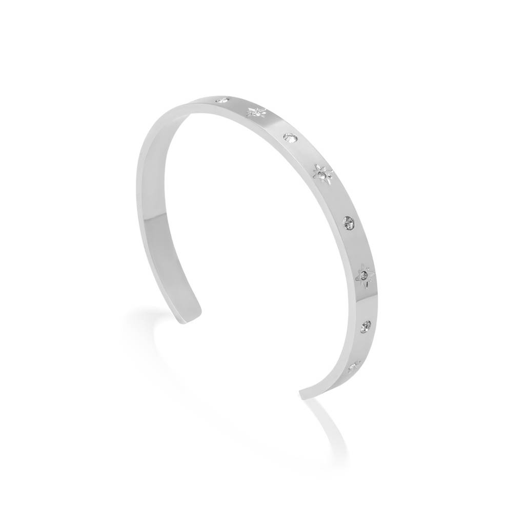 Halo Classic Cuff Bracelet For Women - Waterproof & Anti-Tarnish : BR0578