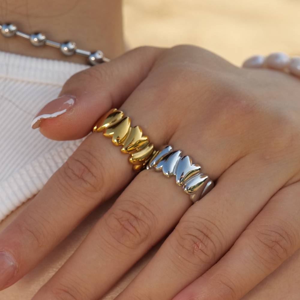 Hearts Of Gold Ring : HeartsofGold-JD-RG-FG-04