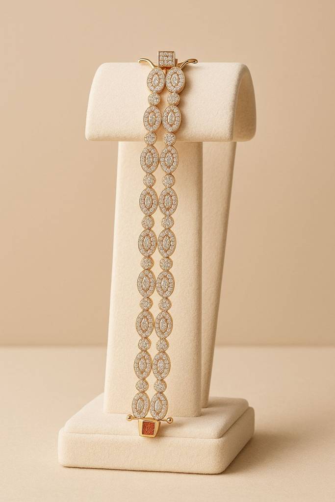 Rosegold Aura Silver Bracelet : B043-75