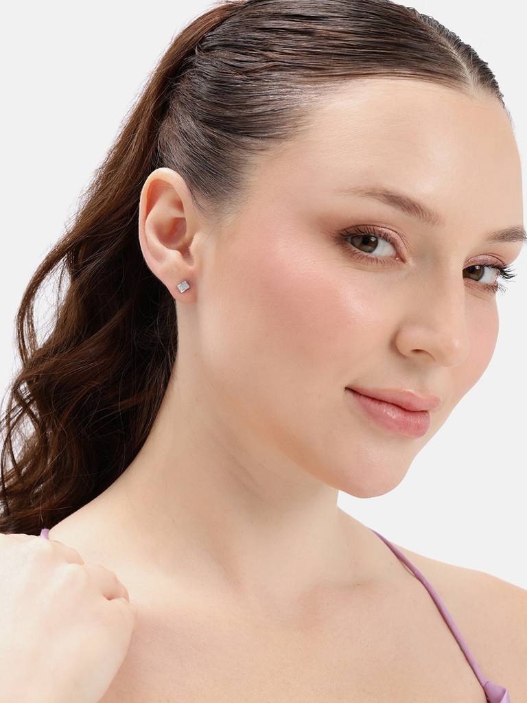 Silver Majestic Spark Squares : WER00090