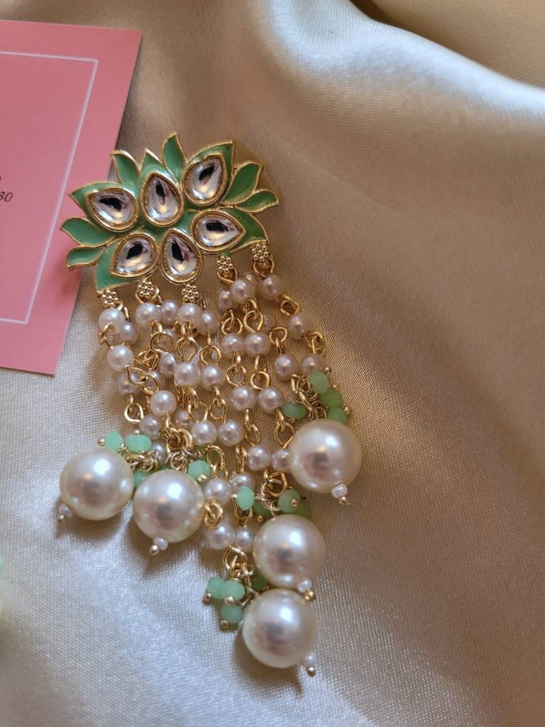 Lush Green Danglers Earrings : LUSHGR1450