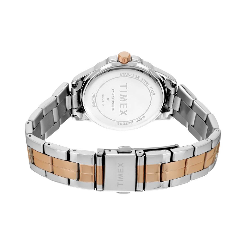 Timex Round 37Mm Dial Analog Women Watch - Twel232Smu01 : TWEL232SMU05